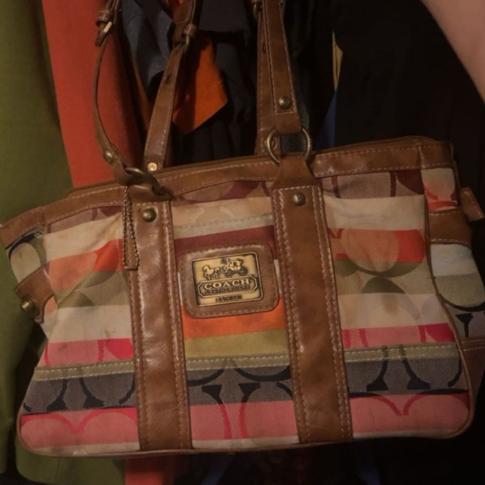 Coach Multicolor Tote Bag